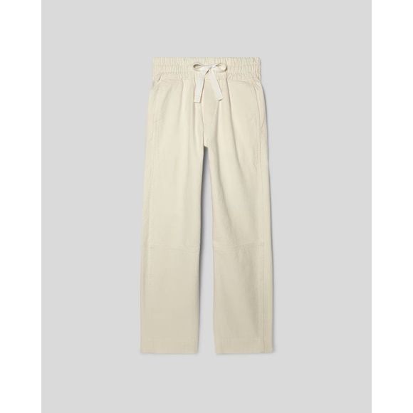 Everlane The Canvas Organic Cotton Pull-On Pant Wide Leg Bone Size S NWT - Picture 8 of 13